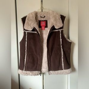 Faded Glory XL Brown Vest